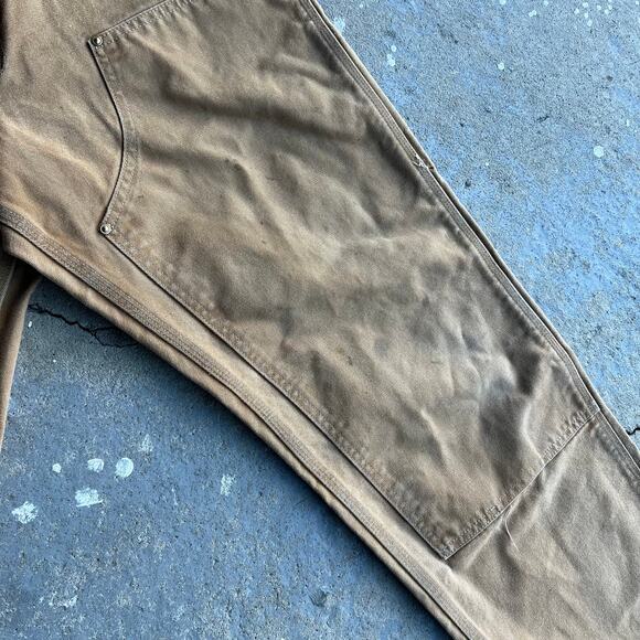 Vintage carhartt brown double knee work wear carpenter pants - Picture 9 of 9